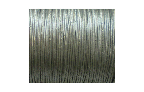 Soutache 3mm Metálica plata