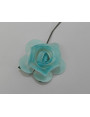 Flor Papel 2cms diámetro Azul Claro