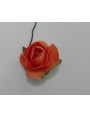 Flor Papel 2cms diámetro Naranja