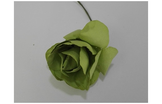 Flor Papel 3cms diámetro Verde