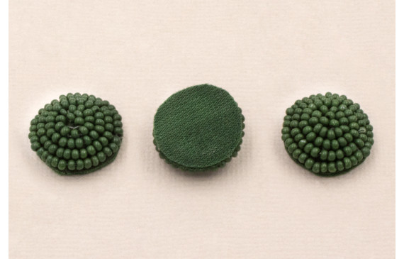 Disco de abalorio de 16mm Verde