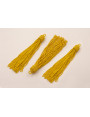 Fleco de Abalorio de 120mm Amarillo Mostaza