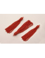 Fleco de Abalorio de 120mm  Coral