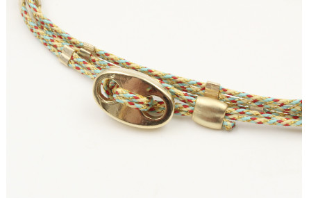 Pulseras micro driza colores azul,amarillo,rojo y 