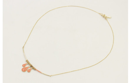 Collar de acero inoxidable con cadena de eslabón p