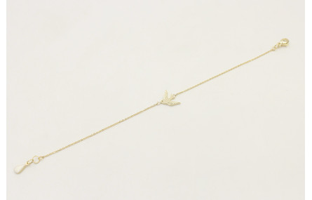 Pulsera de acero inoxidable con cadena de eslabón 