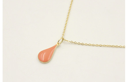 Solitario de acero inoxidable con cadena de eslabó