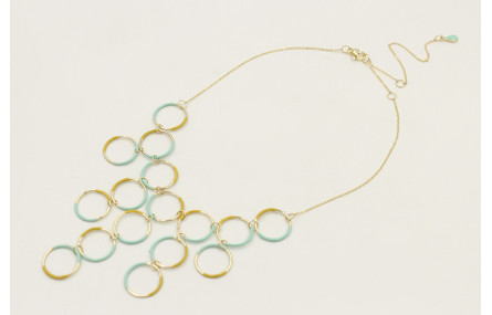 Colla babero de acero inoxidable con arandelas esm