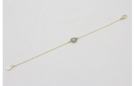 Pulsera acero inoxidable de cadena eslabón pequeño