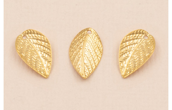 Pétalo 14*8mm Baño Oro 18K 3Micras