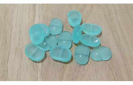 Almohadilla irregular 11*16mm Verde