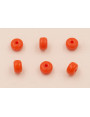 Donut Cristal 6*4mm  color Naranja