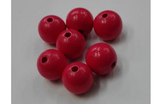 Bola Madera 12mm color Rosa