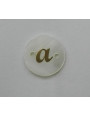disco nacar 15mm letra a