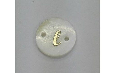 disco nacar 15mm letra l
