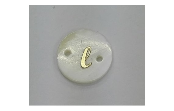 disco nacar 15mm letra l
