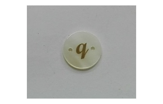 disco nacar 15mm letra q