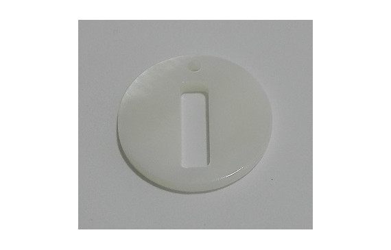 Letra calada 15mm Nacar I