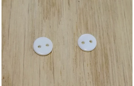 Disco pequeño Nacar 6mm doble agujero