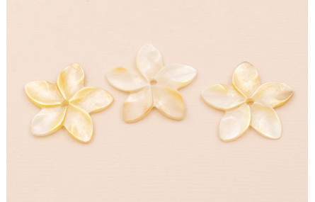 Flor Nacar 27mm Agujero central