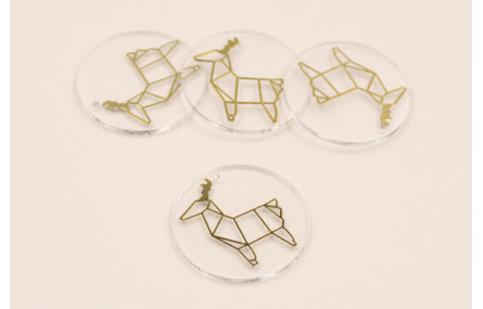 Disco Metacrilato de 30mm con lamina Alce