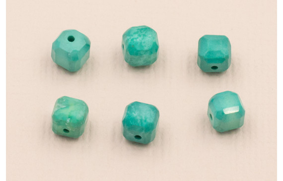 Cubo de piedra amatista de 5*5mm