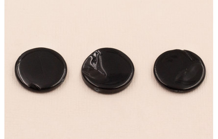 Disco Madreperla teñido Negro de 18mm