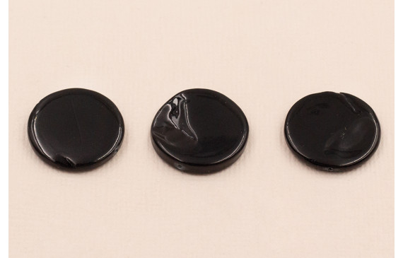 Disco Madreperla teñido Negro de 18mm