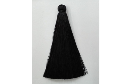 Pompon de 80mm Negro