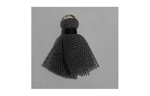 Pompon tul 25mm Gris