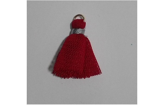 Pompon tul 25mm granate