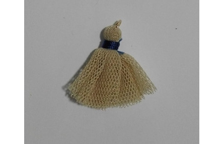 Pompon tul 25mm Beige