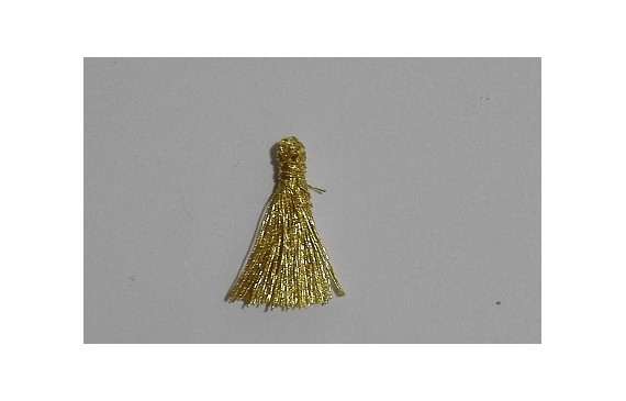 Pompon Metálico 16mm Oro