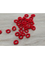Aro Elástico 5mm. Agujero de 3mm. ROJO
