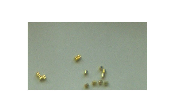Tubito dorado 2mm