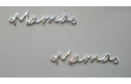 Pieza Pulsea MAMA Baño Plata 35mm ancho