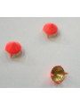 Tachuela cónica 10mm Naranja fluor
