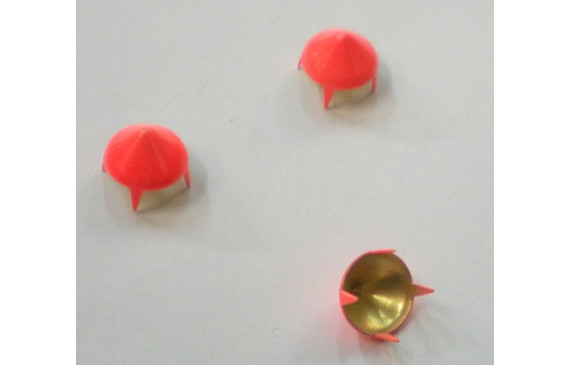 Tachuela cónica 10mm Naranja fluor