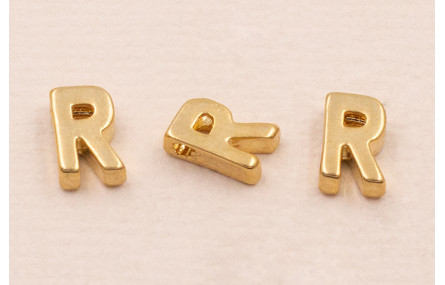Letra R 7*6*2 Oro