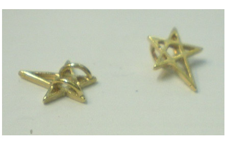 Estrella 11*10mm Dorada