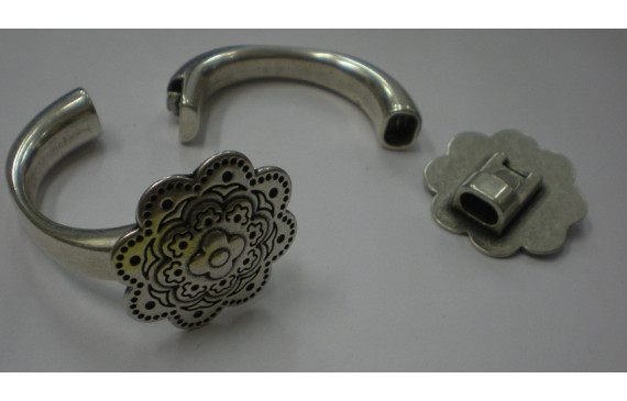 Pedia pulsera iman Plata Vieja