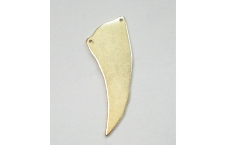 Cuerno plano 42*16mm O.Mate