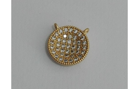 Disco microbrillos 10mm diametro cristal