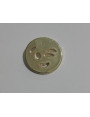 Emoticono guiño colgante anilla 12mm Dorado