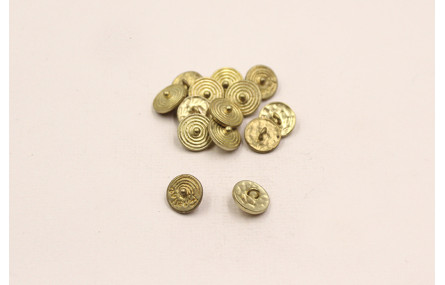 Botón terminal 10mm Latón pulido