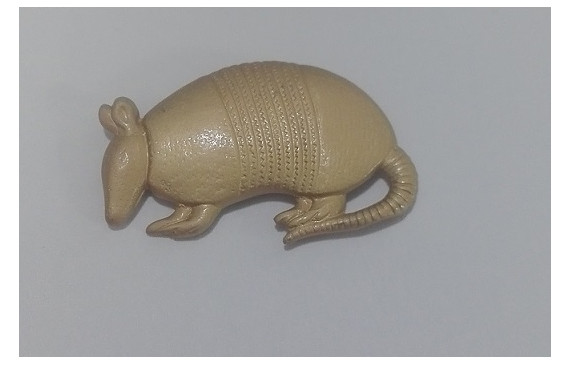 Oso Hormiguero 30*19mm oro mate