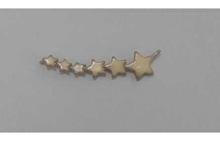 Banda estrelas 21.1*8.5 oro mate