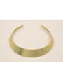 Collar Lámina 23mm ancho oro mate