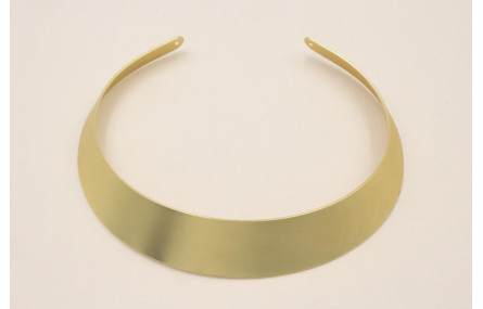 Collar Lámina 23mm ancho oro mate