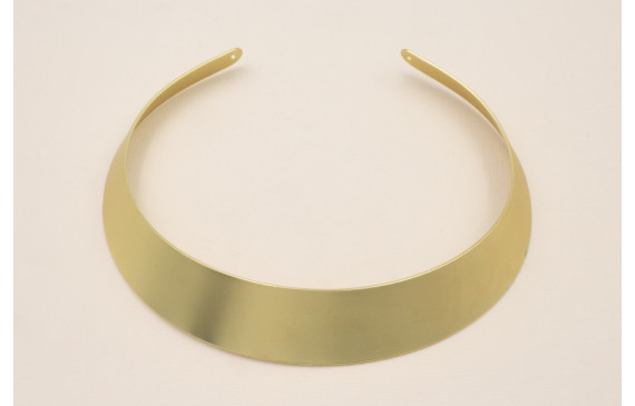 Collar Lámina 23mm ancho oro mate